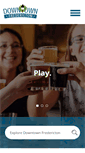 Mobile Screenshot of downtownfredericton.ca